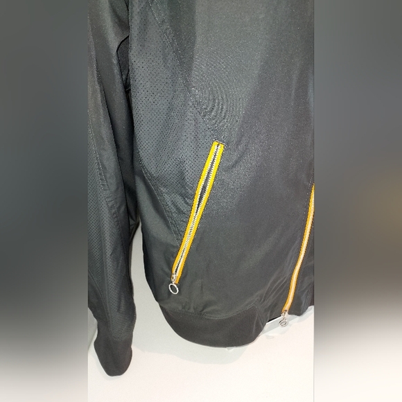 Nike Men's Collared Size XL Charcoal/Orange Wind Runner Jacet Pre-owned - Picture 6 of 10